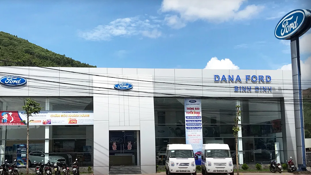 Bình Định: Đại lý Dana Ford, chi nhánh Bình Định